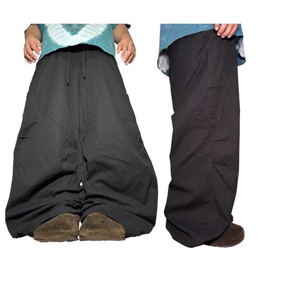 Baggy NoBoundaries Pants Men Large Y2K Skater Wide Leg Loose Fit - Picture 1 of 7